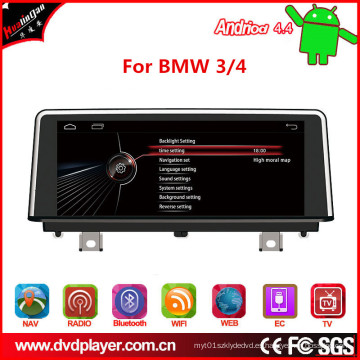 Hl-8830 Android 4.4 Videos de coches para BMW 3 F30 F31 / 4 F32 F33 Reproductor de DVD Android Conexión WiFi